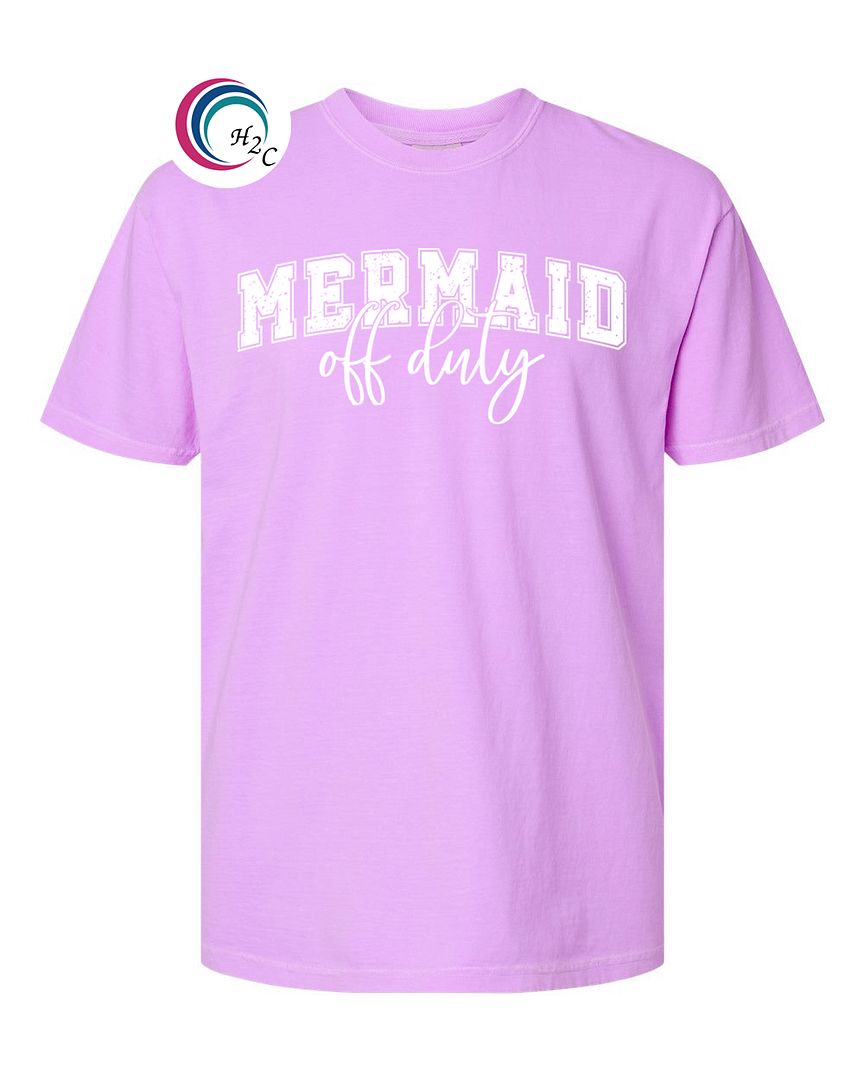 Mermaid Neon Violet Mermaid Off Duty Shirt - Image 1