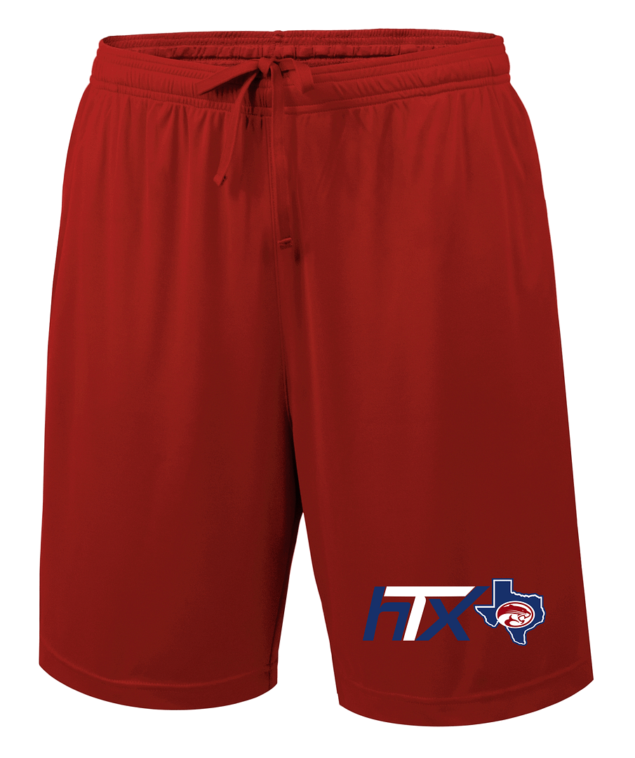 HTX Cougars Shorts Men's Red Cougars Baseball Shorts - Image 1